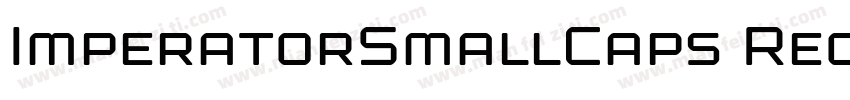 ImperatorSmallCaps Regular字体转换